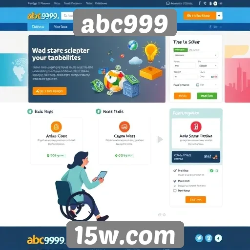 Acessibilidade e usabilidade do site abc999