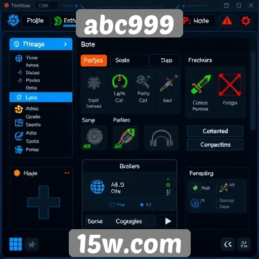 Opinião sobre a interface de usuário do abc999